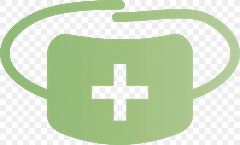 Medical Mask, PNG, 3000x1822px, Medical Mask, Cross, Green, Logo, Mug Download Free