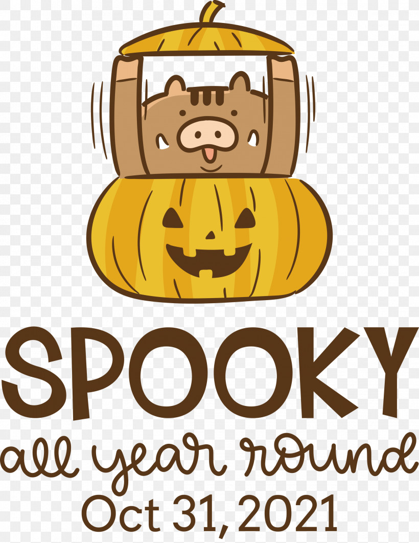 Spooky Halloween, PNG, 2316x3000px, Spooky, Behavior, Cartoon, Halloween, Happiness Download Free