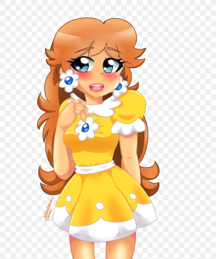 Princess Daisy Princess Peach Rosalina Mario Bros., PNG, 1000x1200px, Watercolor, Cartoon, Flower, Frame, Heart Download Free