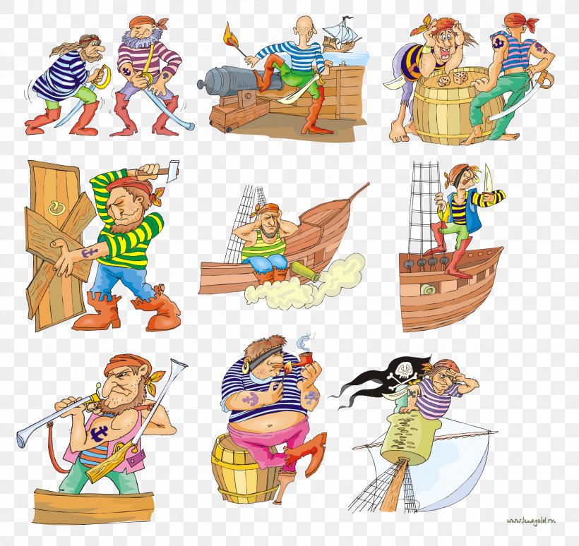 Clip Art Pirate Desktop Wallpaper Ship Image, PNG, 2513x2373px, Pirate, Animal Figure, Art, Cartoon, Digital Image Download Free