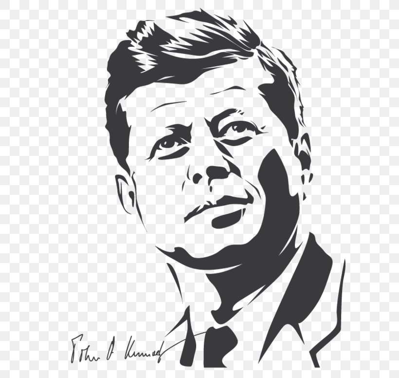 John F. Kennedy President Of The United States Clip Art, PNG, 600x776px, John F Kennedy, Art, Artwork, Black And White, Cartoon Download Free