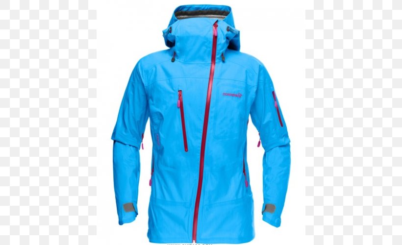 Lofoten Gore-Tex Jacket Norrøna Sport AS Parka, PNG, 500x500px, Lofoten, Azure, Blue, Clothing, Cobalt Blue Download Free