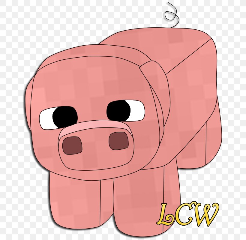 Minecraft Pig Drawing Roblox Cuteness Png 800x800px Watercolor Cartoon Flower Frame Heart Download Free - minecraft pink sheep roblox