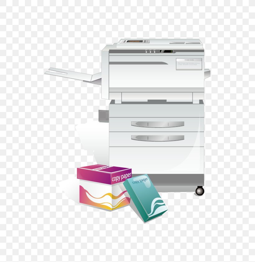 Paper Hewlett Packard Enterprise Photocopier Printer Image Scanner, PNG, 596x842px, 3d Printing, Paper, Floor, Furniture, Image Scanner Download Free