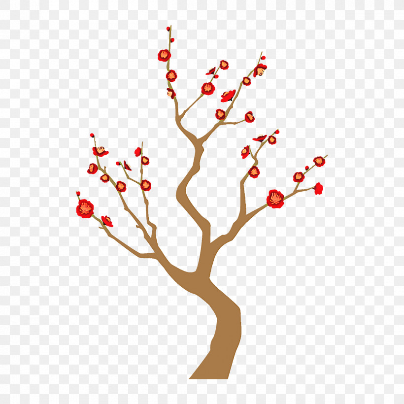 Plum Tree Plum Winter Flower, PNG, 1200x1200px, Plum Tree, Branch, Flower, Plant, Plant Stem Download Free