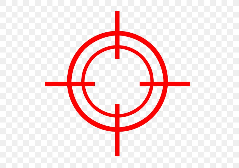 Telescopic Sight Reticle Clip Art, PNG, 576x576px, Telescopic Sight, Area, Diagram, Reticle, Shooting Target Download Free