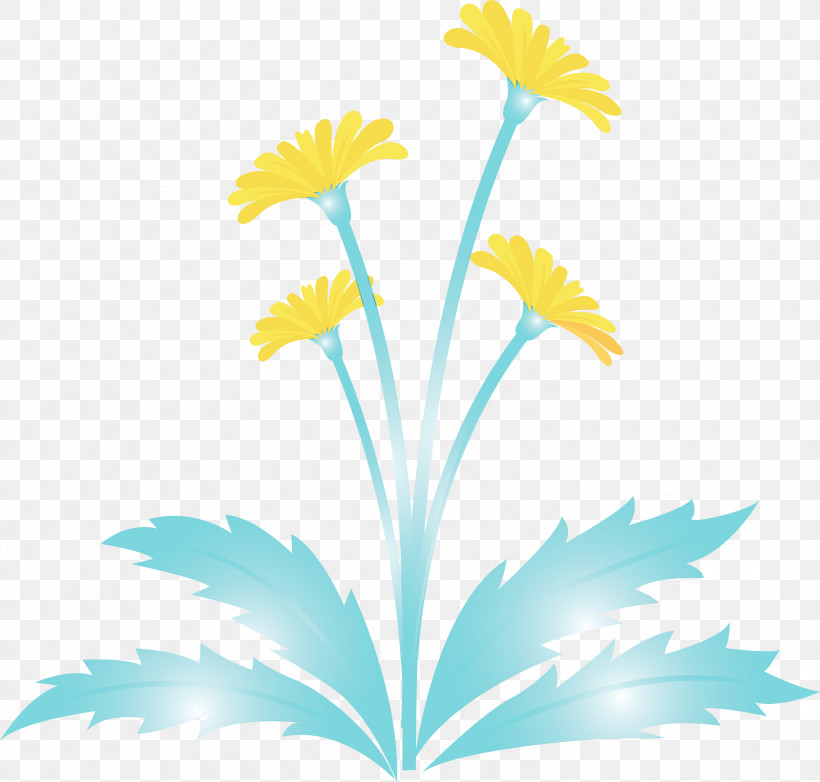 Yellow Flower Plant Leaf Chamomile, PNG, 3000x2864px, Dandelion Flower, Chamomile, Dandelion, Easter Day Flower, Flower Download Free