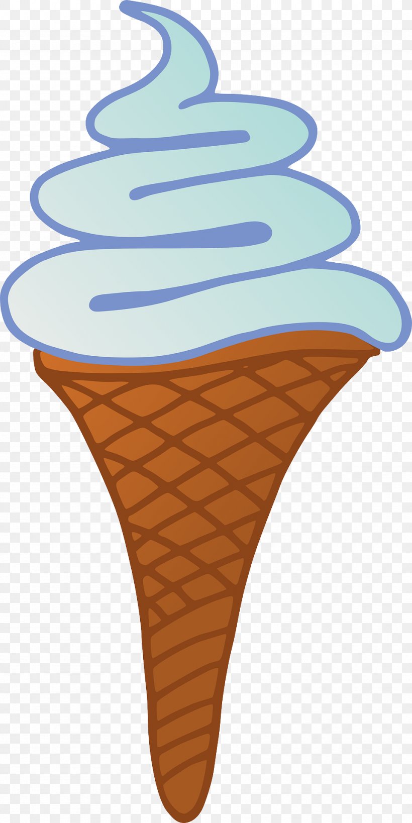 Ice Cream Cones Soft Serve Clip Art, PNG, 961x1920px, Ice Cream Cones, Chocolate Ice Cream, Dessert, Drawing, Food Download Free