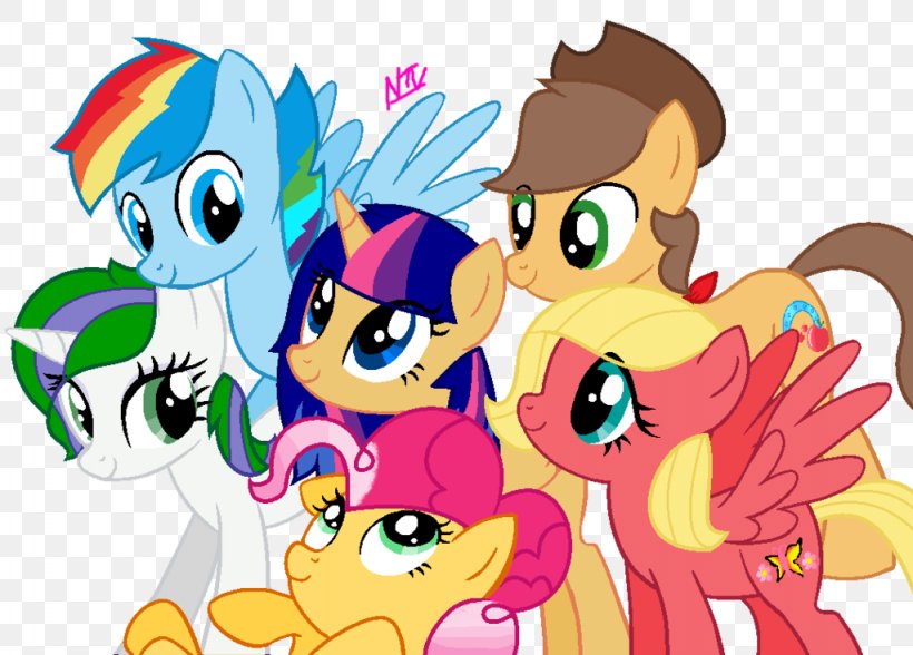 Pony Rainbow Dash Applejack Fluttershy Twilight Sparkle, PNG, 1024x735px, Watercolor, Cartoon, Flower, Frame, Heart Download Free