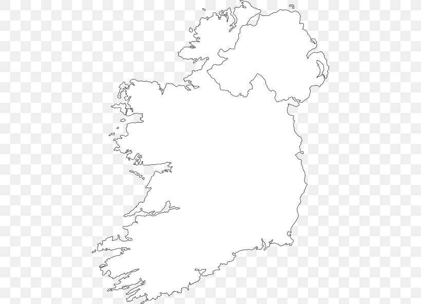 Northern Ireland Blank Map Clip Art, PNG, 462x592px, Ireland, Area, Black, Black And White, Blank Map Download Free