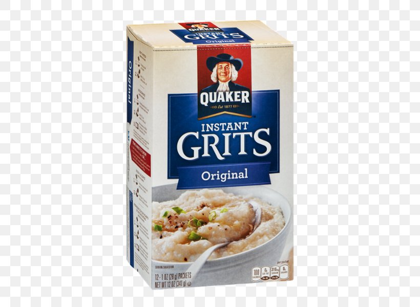 Quaker Instant Grits Butter Flavor Quaker Instant Oatmeal Breakfast Cereal, PNG, 600x600px, Grits, Breakfast, Breakfast Cereal, Butter, Cheese Download Free