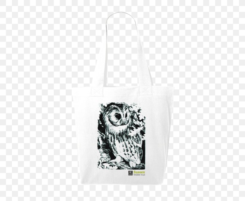 Tote Bag Owl T-shirt Font, PNG, 640x674px, Tote Bag, Bag, Bird Of Prey, Black And White, Brand Download Free