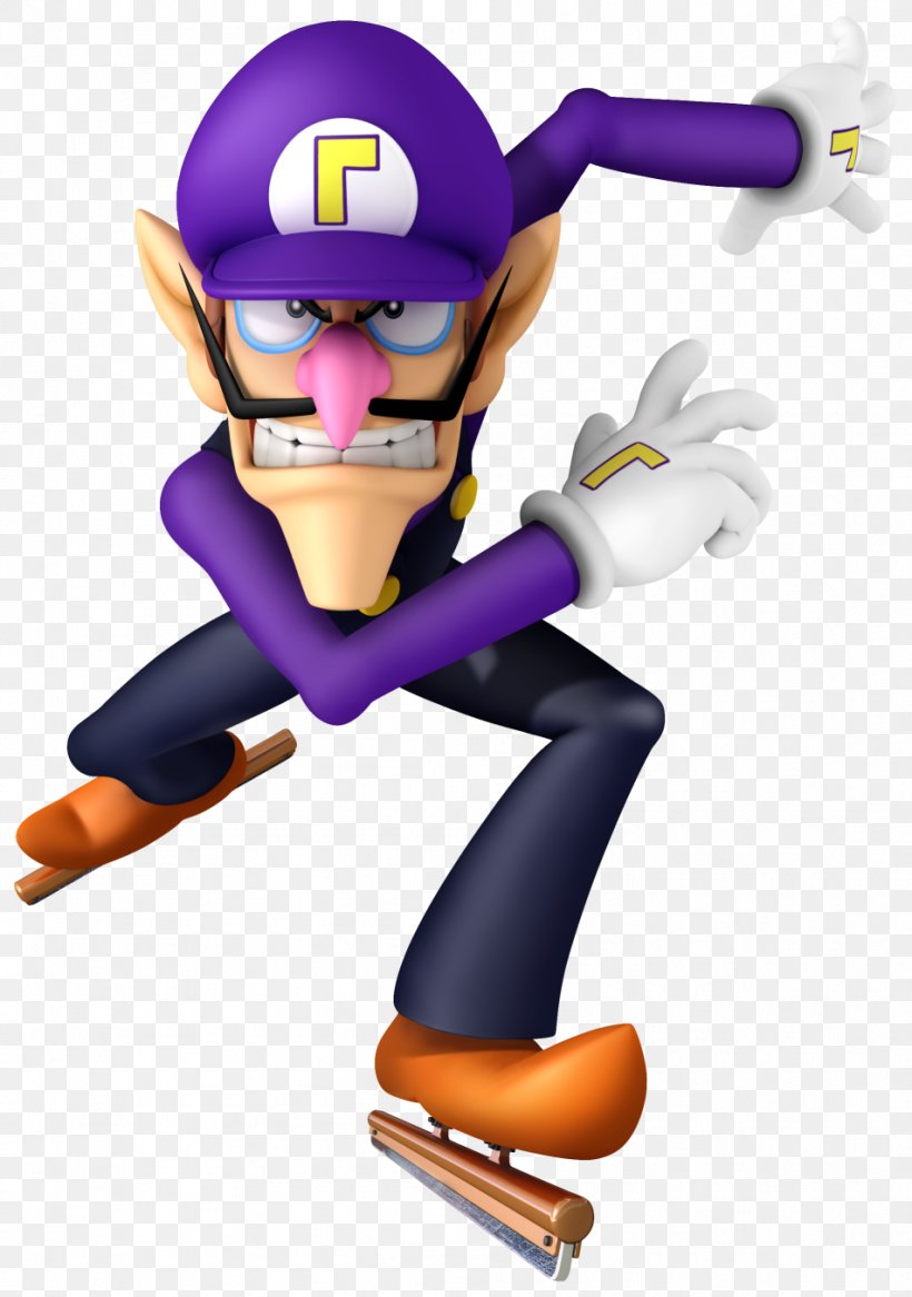 Mario & Sonic At The Olympic Winter Games Waluigi Mario Series Video Game, PNG, 952x1354px, Mario, Action Figure, Arm, Art, Baseball Equipment Download Free