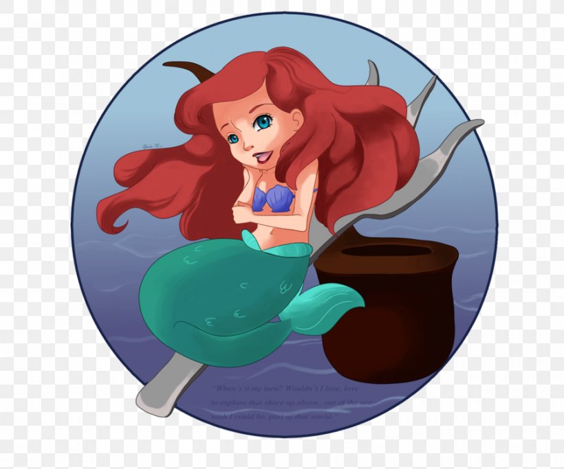 Mermaid Illustration Cartoon, PNG, 900x750px, Mermaid, Cartoon, Fictional Character, Mythical Creature, Red Hair Download Free