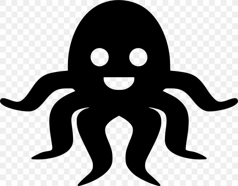 Octopus Tentacle Cephalopod Clip Art, PNG, 980x766px, Octopus, Animal, Artwork, Black, Black And White Download Free