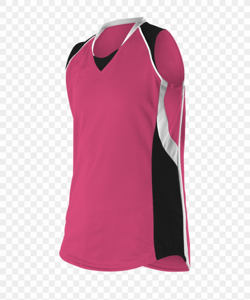 T-shirt Sleeveless Shirt Shoulder Tennis Polo, PNG, 853x1024px, Tshirt, Active Shirt, Active Tank, Jersey, Magenta Download Free