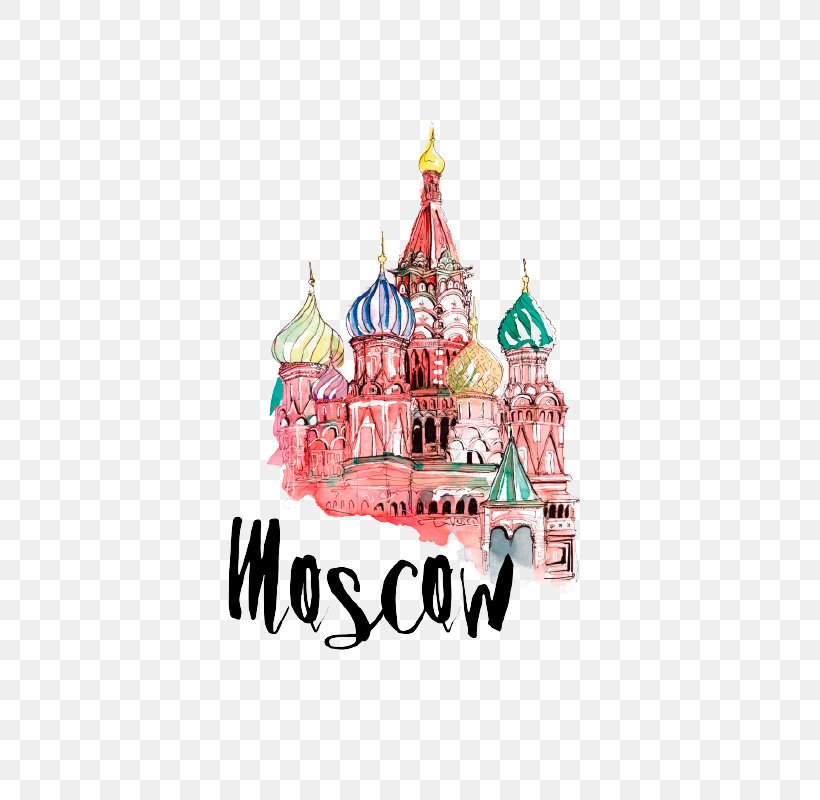 Saint Basil's Cathedral Red Square Spasskaya Tower Watercolor Painting Clip Art, PNG, 400x800px, Red Square, Christmas, Christmas Decoration, Christmas Ornament, Christmas Tree Download Free