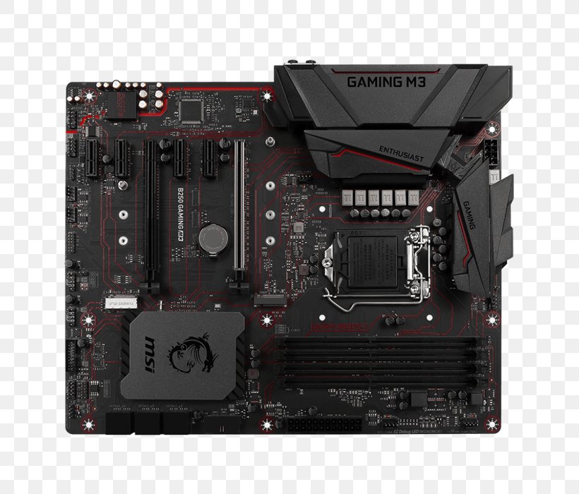 Kaby Lake MSI Intel H270 Gaming M3 7th/6th Gen USB2 Motherboard LGA 1151 MSI H270 GAMING M3, PNG, 700x700px, Kaby Lake, Atx, Computer, Computer Accessory, Computer Case Download Free