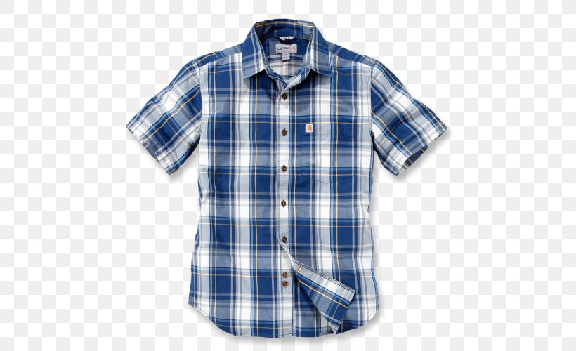 Long-sleeved T-shirt Carhartt Long-sleeved T-shirt, PNG, 500x500px, Tshirt, Blue, Button, Carhartt, Casual Download Free