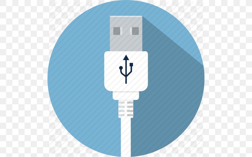 USB Electrical Cable Electrical Connector, PNG, 512x512px, Usb, Adapter, Blue, Common External Power Supply, Computer Hardware Download Free