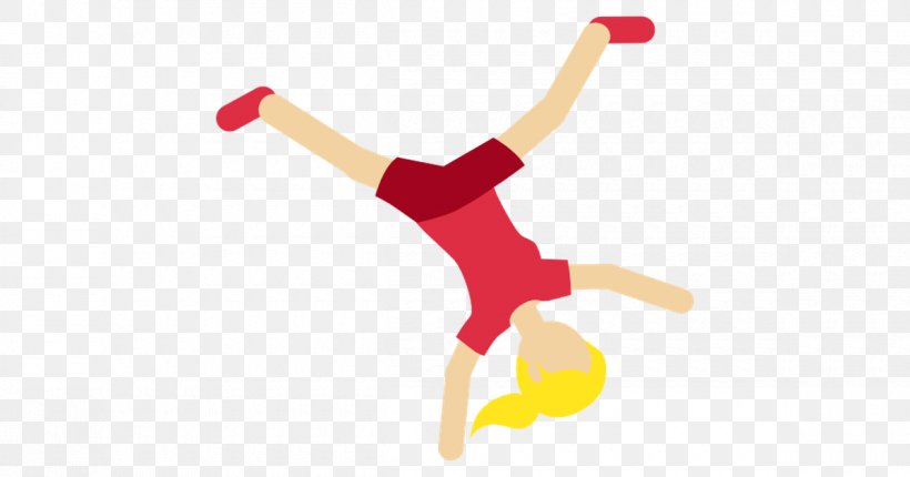 Emoji Cartwheel Clip Art Gymnastics Acrobatics, PNG, 1200x630px, Emoji, Acrobatics, Arm, Balance, Cartwheel Download Free