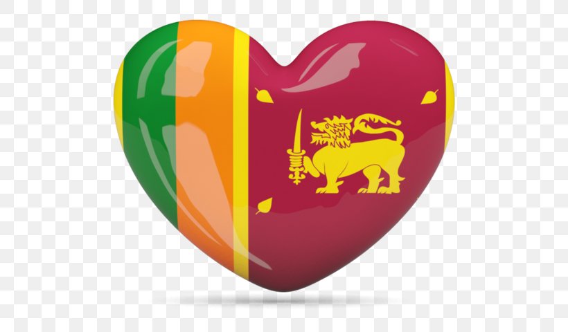 Flag Of Sri Lanka, PNG, 640x480px, Sri Lanka, Flag, Flag Of Sri Lanka, Heart, National Flag Download Free