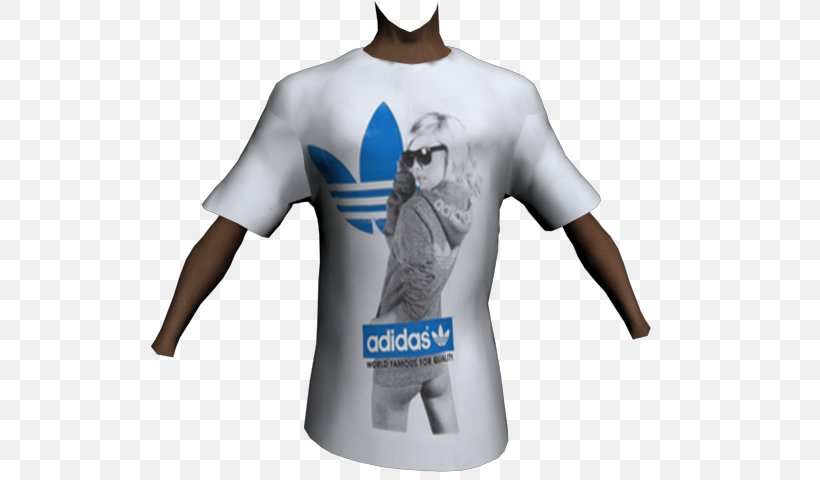 Grand Theft Auto III Grand Theft Auto: San Andreas T-shirt Grand Theft Auto: Episodes From Liberty City Mod, PNG, 640x480px, Grand Theft Auto Iii, Adidas, Claude, Clothing, Finger Download Free