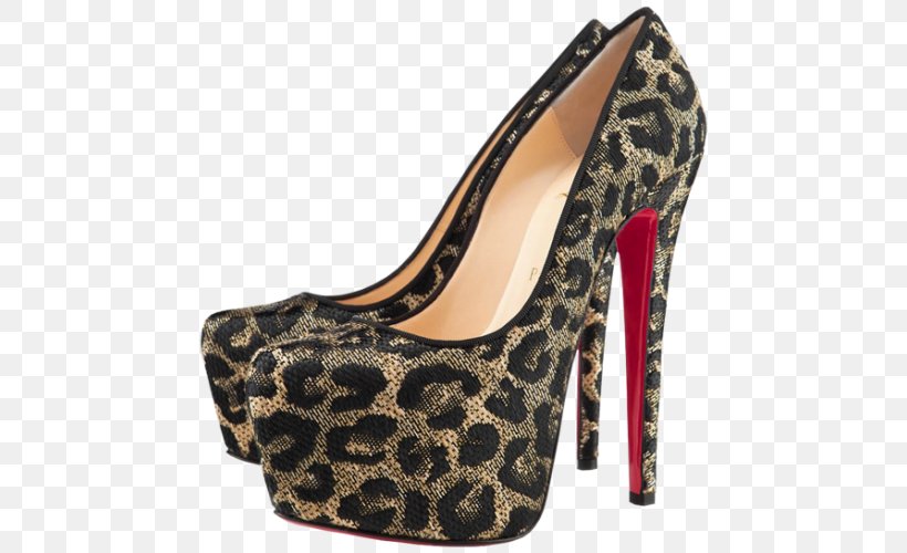 Leopard High-heeled Footwear Court Shoe Designer Clip Art, PNG, 468x500px, Leopard, Animal Print, Basic Pump, Brown, Christian Louboutin Download Free