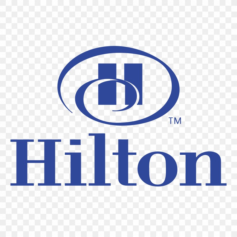 Logo Hilton Kuwait Resort Hilton Hotels & Resorts International, PNG, 2400x2400px, Logo, Area, Blue, Brand, Business Download Free