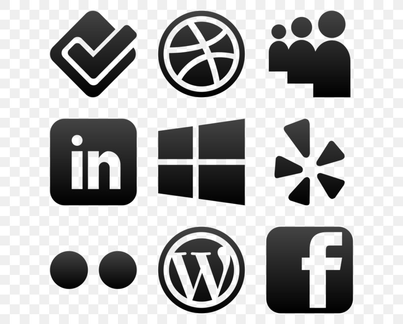 Social Media Social Network Mass Media Clip Art, PNG, 660x660px, Social Media, Black And White, Blog, Brand, Facebook Download Free
