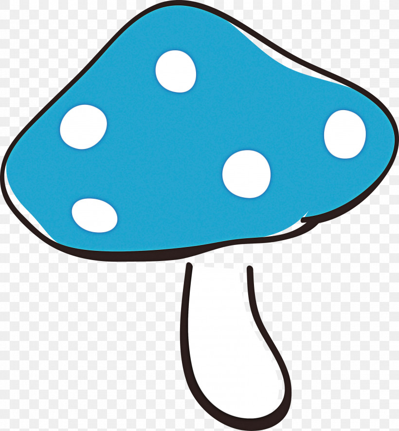 Turquoise, PNG, 2779x3000px, Mushroom, Cartoon Mushroom, Cute, Turquoise Download Free