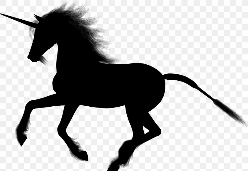 Unicorn Horse Clip Art, PNG, 2336x1613px, Unicorn, Animal Figure, Being, Black And White, Bridle Download Free