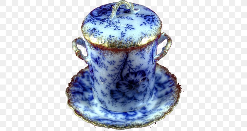 Blue And White Pottery Ceramic Coffee Cup Flow Blue Tableware, PNG, 400x434px, Blue And White Pottery, Blue, Blue And White Porcelain, Ceramic, Chinese Ceramics Download Free
