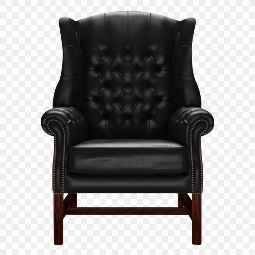 Club Chair Wing Chair Couch Furniture, PNG, 900x900px, Club Chair, Armrest, Black, Chair, Chaise Longue Download Free