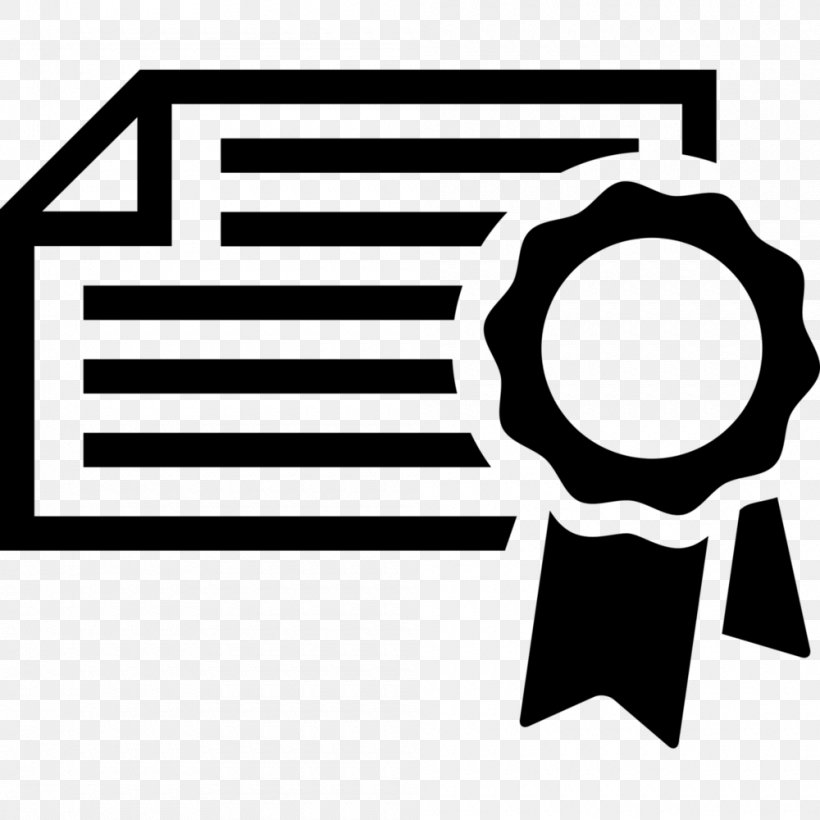 Public Key Certificate Certification Symbol, PNG, 1000x1000px, Public Key Certificate, Academic Degree, Area, Black And White, Brand Download Free