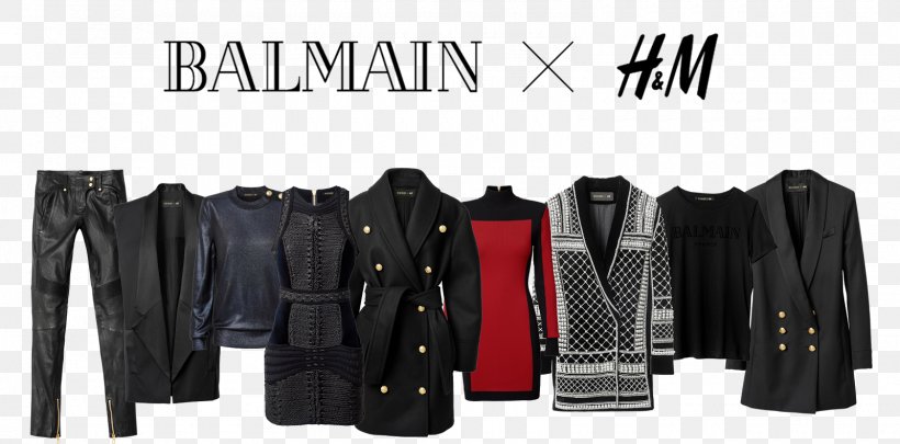 Fashion Design H&M Balmain Clothing, PNG, 1600x791px, Fashion, Balmain, Black, Blazer, Brand Download Free