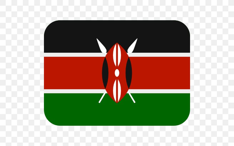Flag Of Kenya National Flag Flag Day, PNG, 512x512px, Kenya, Area, Brand, Emoji, Flag Download Free