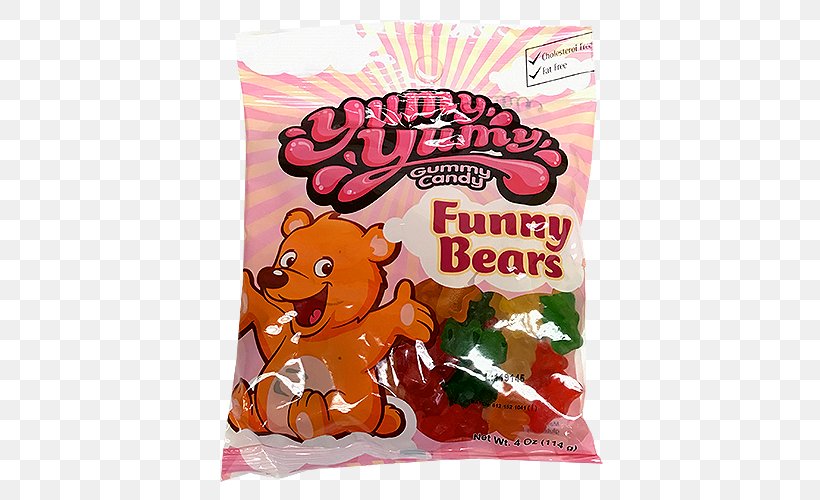 Gummy Bear Gummi Candy Chocolate Bar, PNG, 500x500px, Gummy Bear, Candy, Chocolate, Chocolate Bar, Convenience Food Download Free