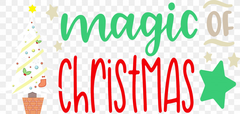 Christmas Tree, PNG, 3000x1432px, Magic Of Christmas, Banner, Christmas, Christmas Day, Christmas Ornament Download Free