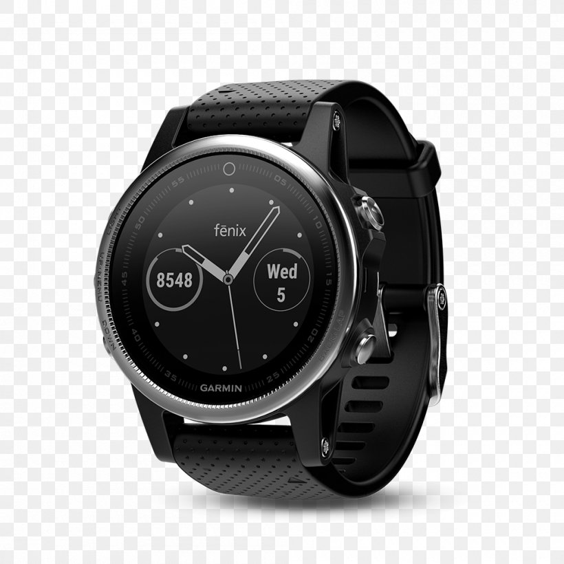 Garmin Fēnix 5 Sapphire Garmin Fenix 5 Plus Sapphire GPS Watch Garmin Ltd., PNG, 1000x1000px, Gps Watch, Black, Brand, Garmin Ltd, Hardware Download Free