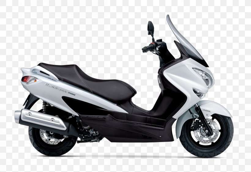 Suzuki Burgman Scooter Honda Motorcycle, PNG, 2400x1650px, Suzuki, Allterrain Vehicle, Antilock Braking System, Automotive Design, Car Download Free