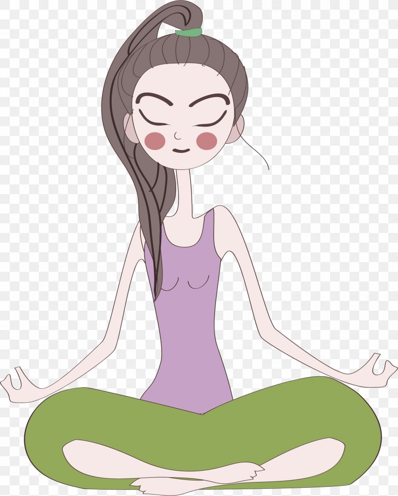 Cartoon Yoga Instructor, PNG, 1918x2391px, Watercolor, Cartoon, Flower, Frame, Heart Download Free