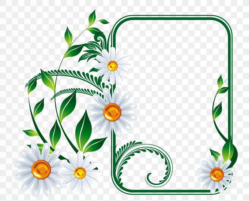 Picture Frames Flower Graphic Design, PNG, 5737x4634px, Picture Frames, Area, Artwork, Color, Cut Flowers Download Free