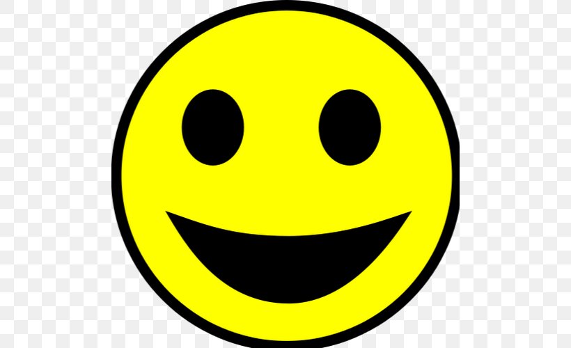 Smiley Emoticon Clip Art, PNG, 500x500px, Smiley, Emoticon, Facial Expression, Happiness, Smile Download Free
