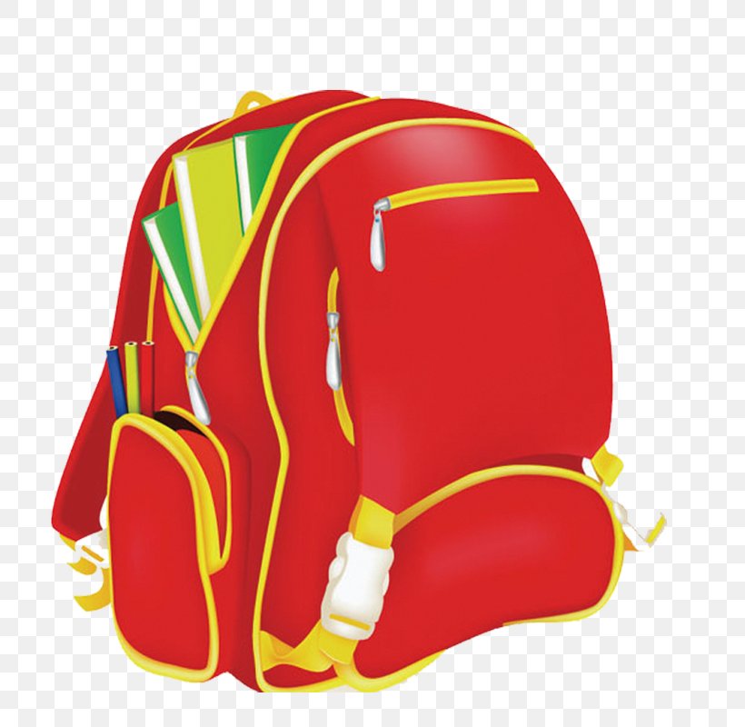 Bag School Backpack Clip Art, PNG, 800x800px, Bag, Backpack, Fictional Character, Personal Protective Equipment, Red Download Free