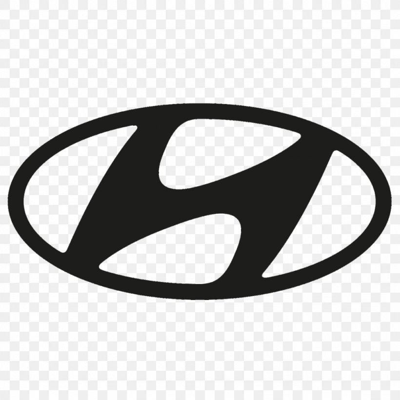 Hyundai Motor Company Car Hyundai Accent Toyota, PNG, 1024x1024px, Hyundai, Black, Black And White, Brand, Business Download Free