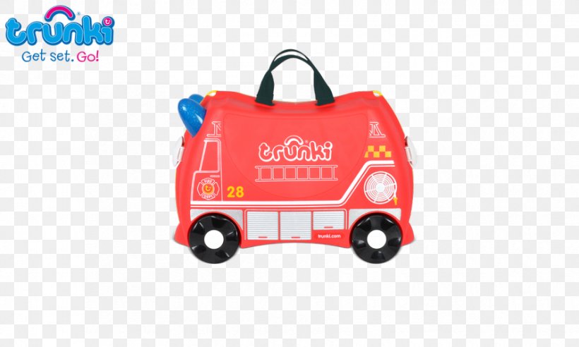 Trunki Ride-On Suitcase Travel Fire Engine, PNG, 890x534px, Trunki Rideon Suitcase, Backpack, Bag, Baggage, Brand Download Free