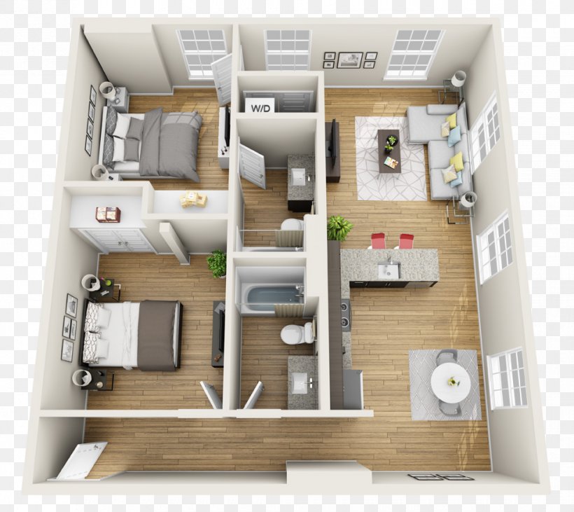 Apartment House Bedroom Floor Plan, PNG, 980x874px, Apartment, Bathroom, Bed, Bedroom, Cottage Download Free