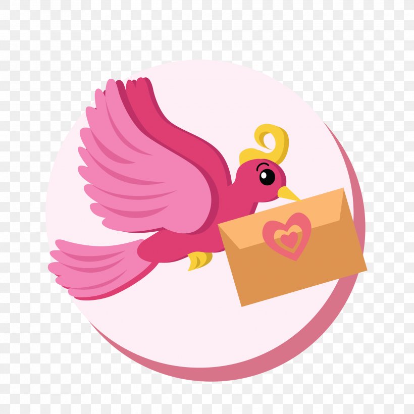 Clip Art Vector Graphics Bird Image Illustration, PNG, 2480x2480px, Bird, Beak, Cartoon, Letter, Magenta Download Free