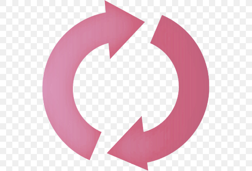 Pink Circle Font Symbol Logo, PNG, 545x555px, Pink, Circle, Logo, Symbol Download Free